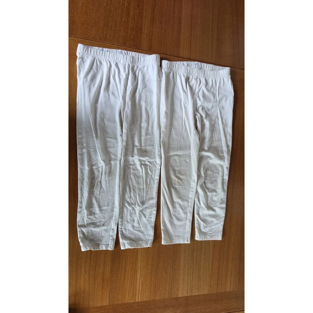 Gap Girl's White Capri Pair Of Pants Lot Size 10 READ Description